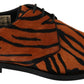 Dolce & Gabbana Tiger Pattern Dress Shoes with Pony Hair