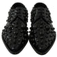 Dolce & Gabbana Elegant Black Dress Shoes with Crystals