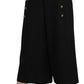 Dolce & Gabbana Elegant High Waist Wide Leg Virgin Wool Trousers