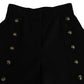 Dolce & Gabbana Elegant High Waist Wide Leg Virgin Wool Trousers