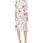 Floral Surplice Jersey Dress