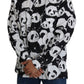 Dolce & Gabbana Panda Print Pure Cotton Shirt - Black White