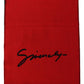 Givenchy Elegant Red Wool Blend Unisex Scarf