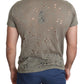 Guess Chic Brown Cotton Stretch T-Shirt