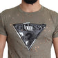 Guess Chic Brown Cotton Stretch T-Shirt