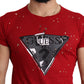 Guess Radiant Red Cotton Tee Perfect For Everyday Style