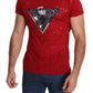 Guess Radiant Red Cotton Tee Perfect For Everyday Style