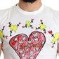 Dolce & Gabbana Chic Saint Valentine Print Crew Neck T-Shirt