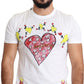 Dolce & Gabbana Chic Saint Valentine Print Crew Neck T-Shirt