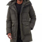 Men's Heavyweight Hooded Long Puffer Coat