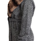 Dolce & Gabbana Elegant Cashmere Cardigan with Rabbit Fur Collar