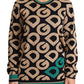 Dolce & Gabbana Elegant Multicolor Wool Blend Sweater