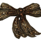 Dolce & Gabbana Elegant Silk Rhinestone Bow Tie