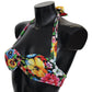 Dolce & Gabbana Floral Elegance High-End Bikini Top