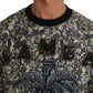 Dolce & Gabbana Samba Jacquard Palm Crewneck Sweater