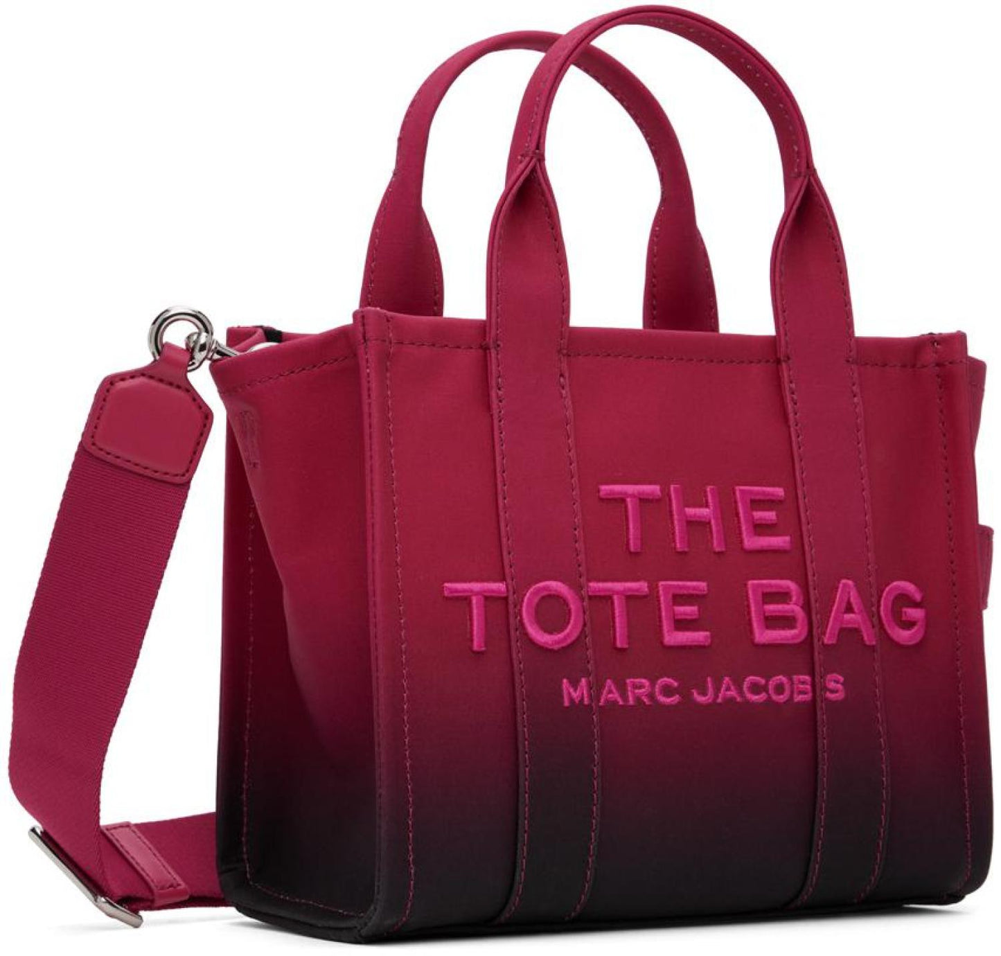 Pink & Black 'The Ombré Coated Canvas Small' Tote