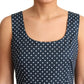 Dolce & Gabbana Polka Dot Sleeveless A-Line Dress