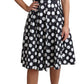 Dolce & Gabbana Polka Dot Sleeveless A-Line Dress