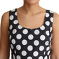 Dolce & Gabbana Polka Dot Sleeveless A-Line Dress