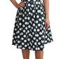 Dolce & Gabbana Chic Polka Dot A-line Sleeveless Dress