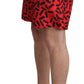 Dolce & Gabbana Chic Red Swim Trunks Boxer Shorts