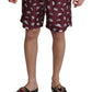 Dolce & Gabbana Elegant Maroon Beachwear Trunks