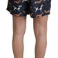 Dolce & Gabbana Elegant Navy Blue Swimming Trunks