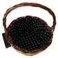 Dolce & Gabbana Chic Beige Wicker Basket Tote Bag