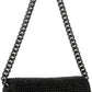 Black 'The Rhinestone J Marc Mini' Shoulder Bag