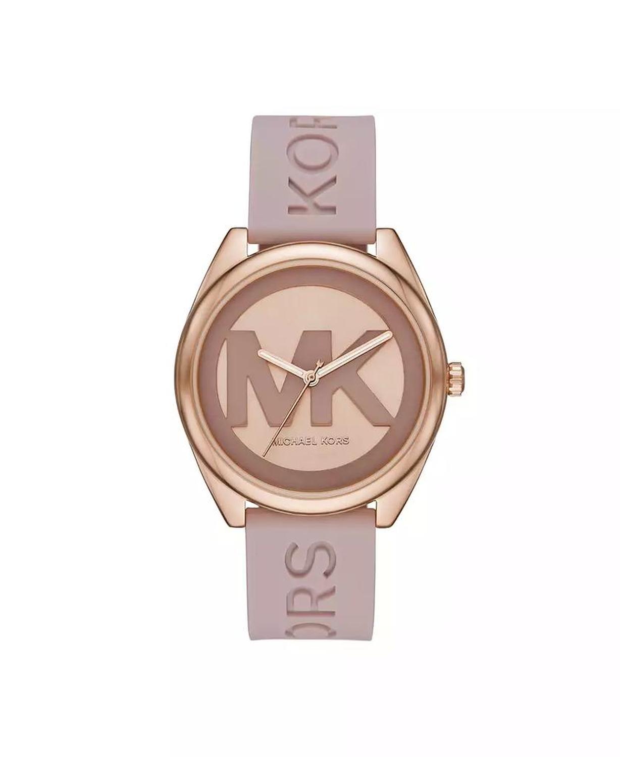 Women's Janelle Pink Silicone Strap Watch 42mm