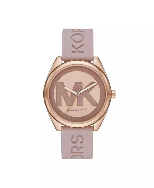 Women's Janelle Pink Silicone Strap Watch 42mm