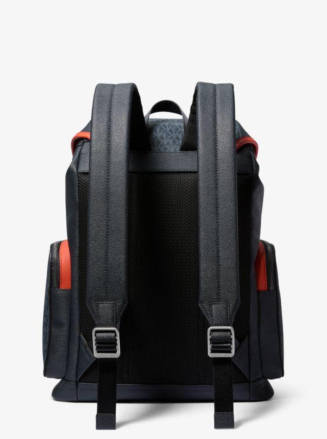 Cooper Color-Block Signature Logo Backpack