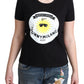 Chic Moschino Cotton Tee with Milano Print