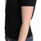 Moschino Chic Black Cotton Round Neck Tee