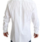 Dolce & Gabbana Elegant White Cotton Stretch Dress Shirt