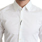 Dolce & Gabbana Elegant White Cotton Stretch Dress Shirt