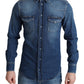 Dolce & Gabbana Elegant Denim Long Sleeve Casual Shirt