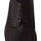 Dolce & Gabbana Elegant Black Leather Derby Dress Shoes