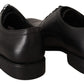 Dolce & Gabbana Elegant Black Derby Formal Shoes