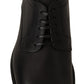 Dolce & Gabbana Elegant Black Derby Formal Shoes