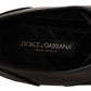 Dolce & Gabbana Elegant Black Derby Oxford Wingtips