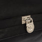 Michael Michael Kors  Pebbled Leather Padlock Flap Top Handle Bag