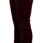 Dolce & Gabbana Exquisite Bordeaux Red Skinny Pants