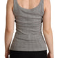 Dolce & Gabbana Elegant Sleeveless Gray Tank Top