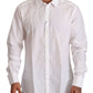 Dolce & Gabbana Elegant White Martini Fit Shirt