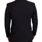 Dolce & Gabbana Elegant Dark Blue Wool Blend Martini Suit