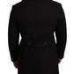 Dolce & Gabbana Elegant Black Double Breasted Trench Coat