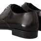 Dolce & Gabbana Elegant Black Leather Derby Shoes