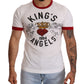 Dolce & Gabbana Exquisite Angelic Motif Cotton T-Shirt