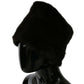 Dolce & Gabbana Elegant Black Silk Beanie - Chic Autumn/Winter Accessory